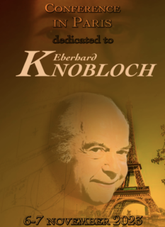 Towards entry "Conference in Paris dedicated to Eberhard Knobloch (November 5-6, 2023)"