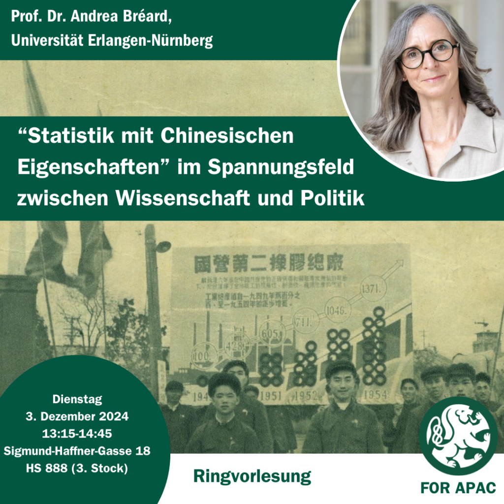Poster zum Vortrag an der PLUS von Frau Prof. Bréard