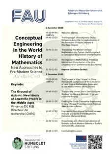 Towards entry "Online Workshop (2-3 December, 2025): Conceptual Engineering in the World History of Mathematics"